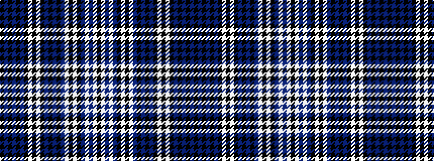 idealised woven sample of pattern KBKBKBKWKWKBKBKBWKWKBWBWK