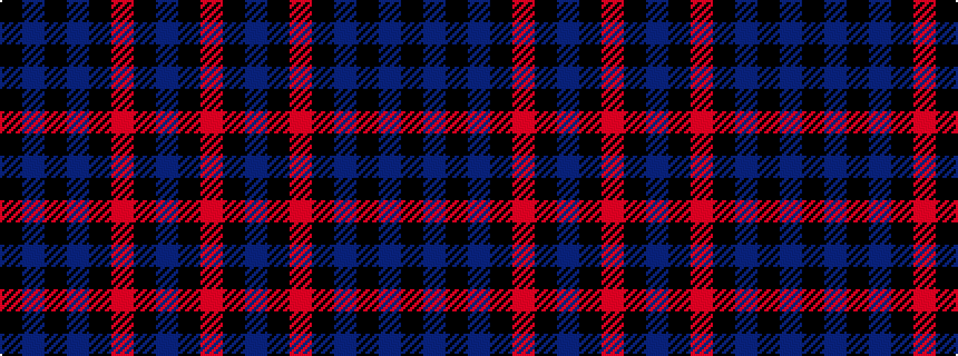 idealised woven sample of pattern KBKBKRKBKR