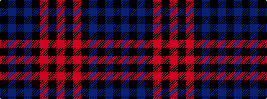 idealised woven sample of pattern KBKBKRKR