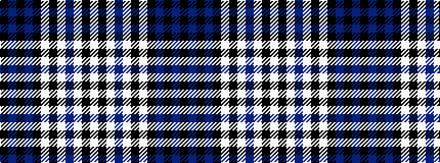 idealised woven sample of pattern KBKBKWKWBWKW