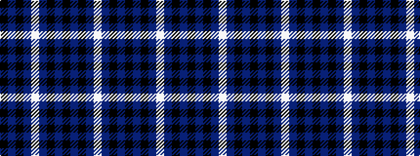 idealised woven sample of pattern KBKBWBKBKBKBW