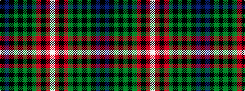 idealised woven sample of pattern KBKGKGKGRKRW