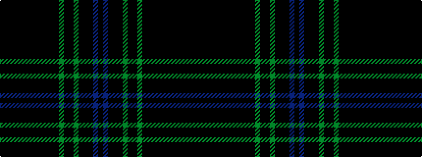 idealised woven sample of pattern KBKKKGKKGKKKKKKKKKKKK
