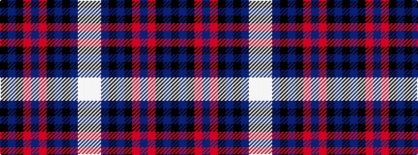 idealised woven sample of pattern KBKRBRKBKBWW