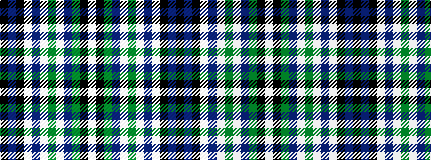 idealised woven sample of pattern KBKWBWGWBGKW