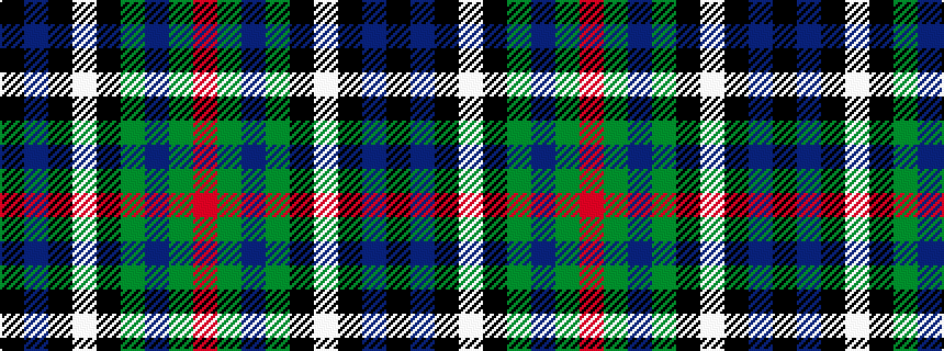 idealised woven sample of pattern KBKWKGBGR