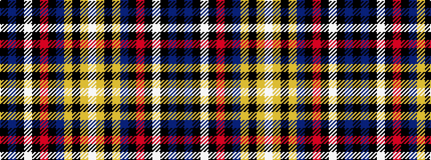 idealised woven sample of pattern KBKWKRKBYKYW