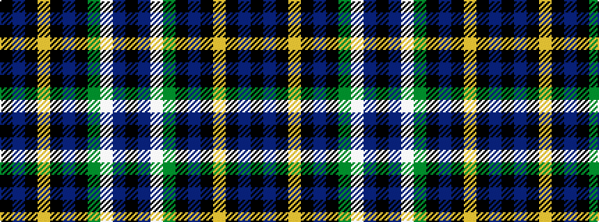 idealised woven sample of pattern KBKYKBKGWBK