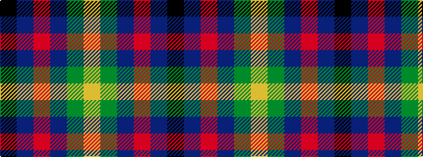idealised woven sample of pattern KBRBGY