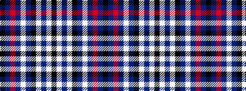 idealised woven sample of pattern KBRBWBKWBWK