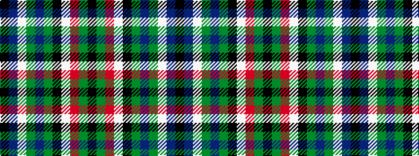 idealised woven sample of pattern KBWGBGKWRGK
