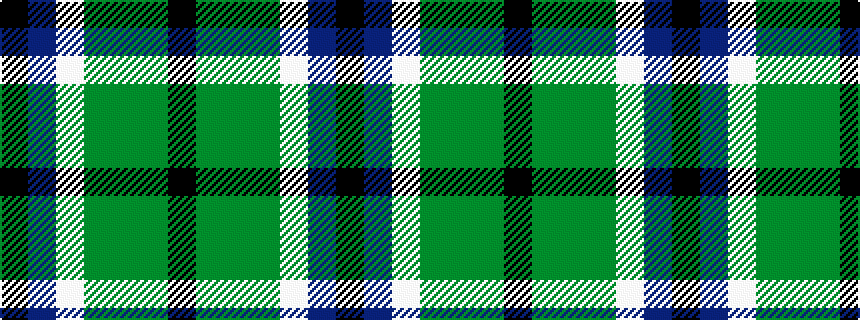 idealised woven sample of pattern KBWGGGK