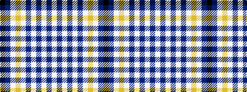idealised woven sample of pattern KBWYWBWBWBW