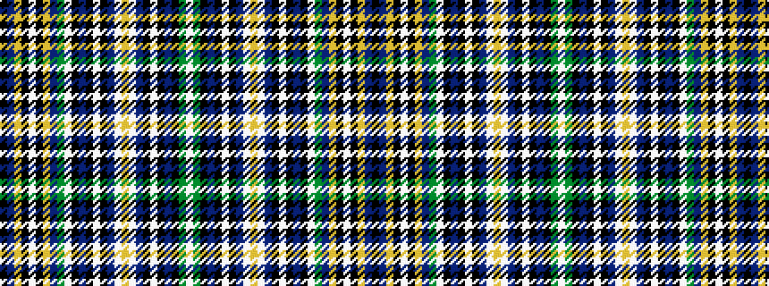 idealised woven sample of pattern KBYKWKYBGWKBKWKBWYWBKWKBKGW