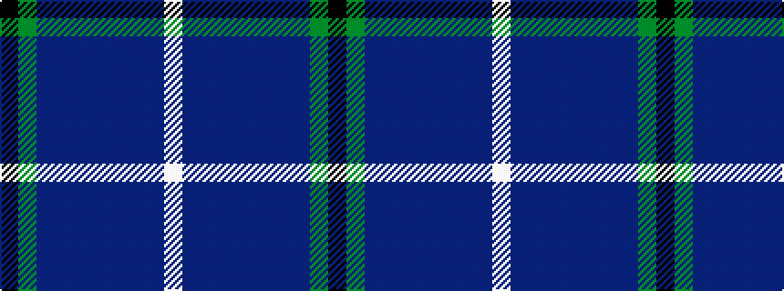 idealised woven sample of pattern KGBBBBBBBW