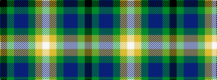 idealised woven sample of pattern KGBBGYW
