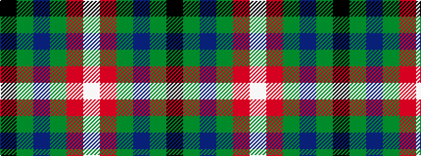 idealised woven sample of pattern KGBGRW