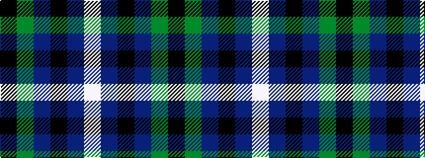 idealised woven sample of pattern KGBKBW