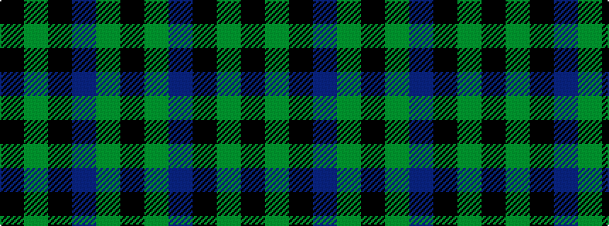 idealised woven sample of pattern KGBKGK