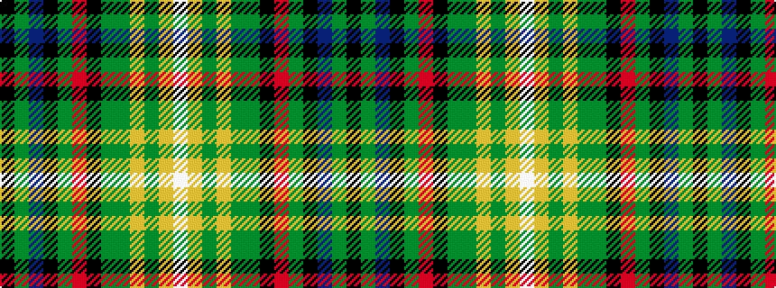 idealised woven sample of pattern KGBKGRKGGYGYW