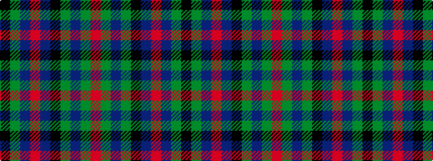 idealised woven sample of pattern KGBRBKGBGR