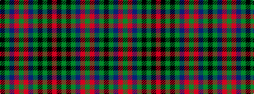 idealised woven sample of pattern KGBRGRBGKGKR