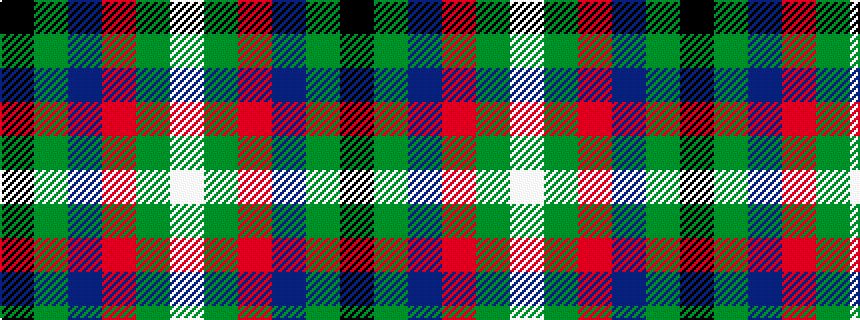 idealised woven sample of pattern KGBRGW