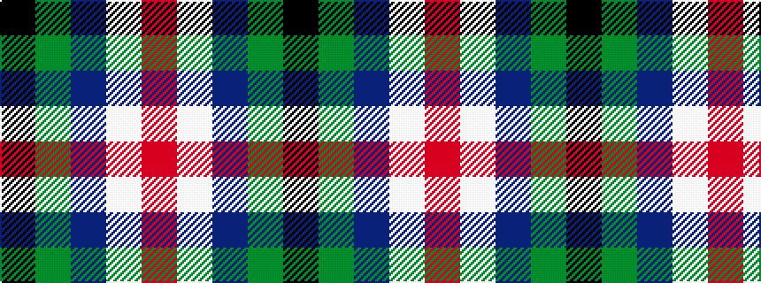 idealised woven sample of pattern KGBWR