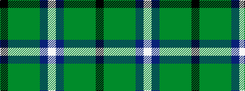 idealised woven sample of pattern KGGGGBW