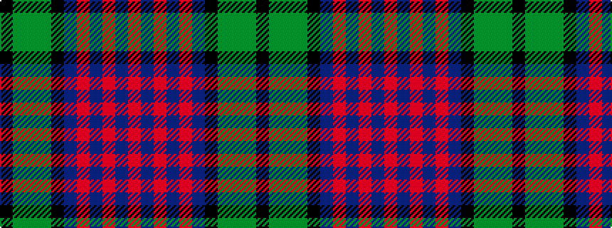 idealised woven sample of pattern KGGGKBRBRBR