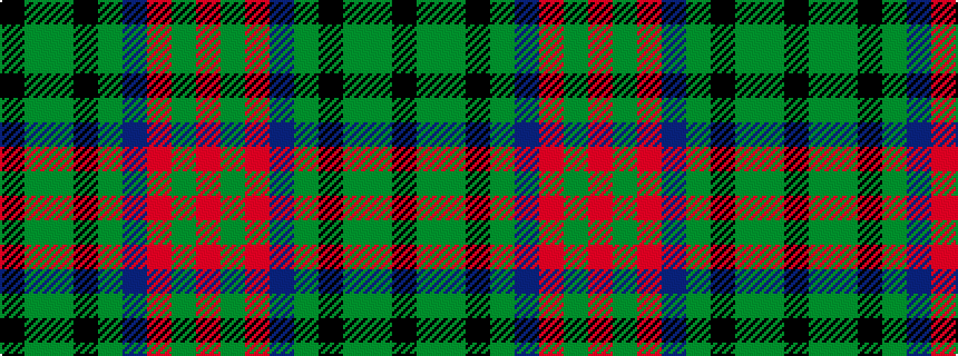 idealised woven sample of pattern KGGKGBRGR