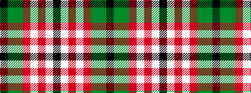 idealised woven sample of pattern KGGRWRWK