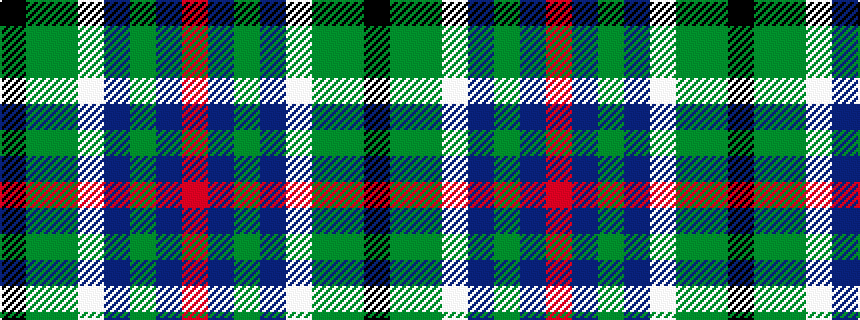 idealised woven sample of pattern KGGWBGBR