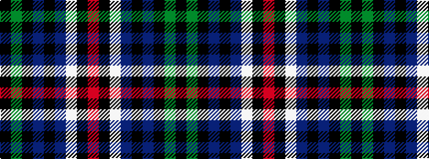 idealised woven sample of pattern KGKBKBWKR