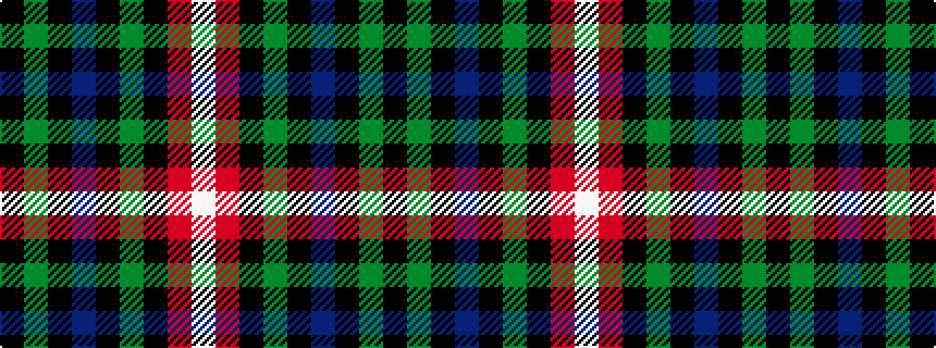 idealised woven sample of pattern KGKBKGKRW