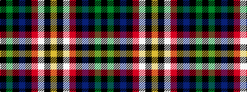 idealised woven sample of pattern KGKBKRWKY