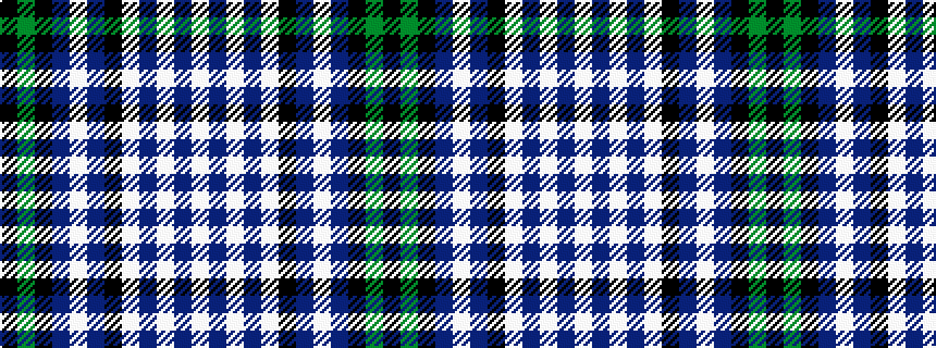 idealised woven sample of pattern KGKBWBKWBWBW