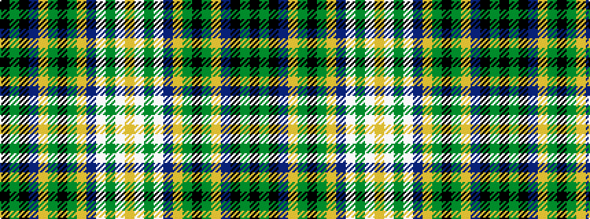 idealised woven sample of pattern KGKBYGKGYBWGWY