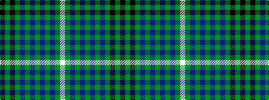 idealised woven sample of pattern KGKGBGBGBGBGW