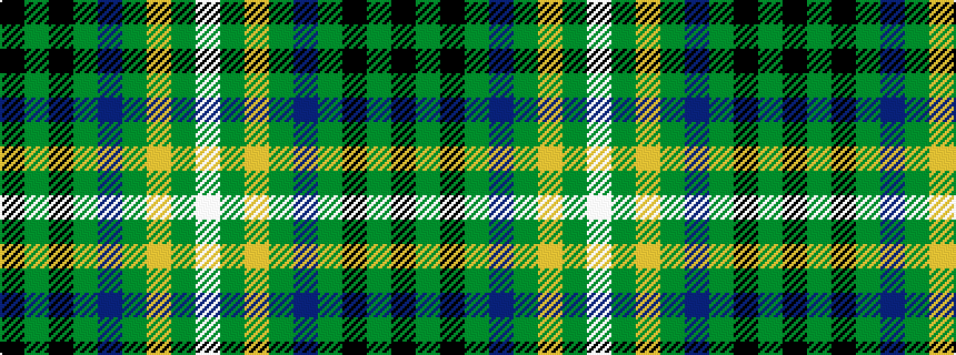 idealised woven sample of pattern KGKGBGYGW