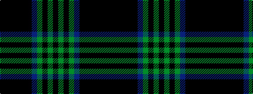idealised woven sample of pattern KGKGBKKKKKK
