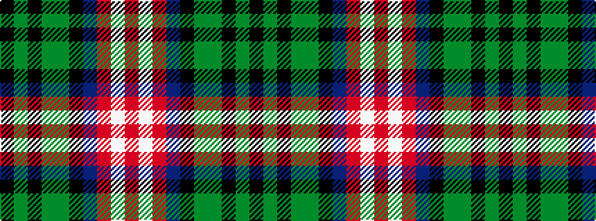 idealised woven sample of pattern KGKGGKBRWR