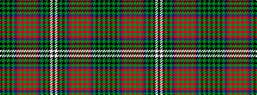 idealised woven sample of pattern KGKGKGBRGRGRGRGRBGKGKWK