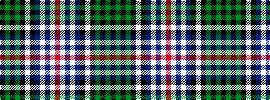 idealised woven sample of pattern KGKGKWKBWBWR