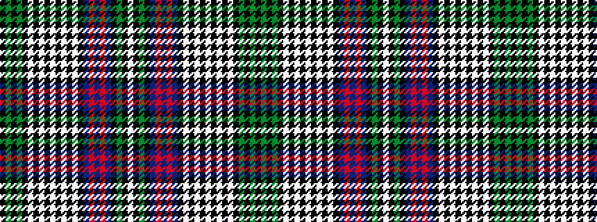 idealised woven sample of pattern KGKGKWKWKWKWKWKBRBRBKGKW