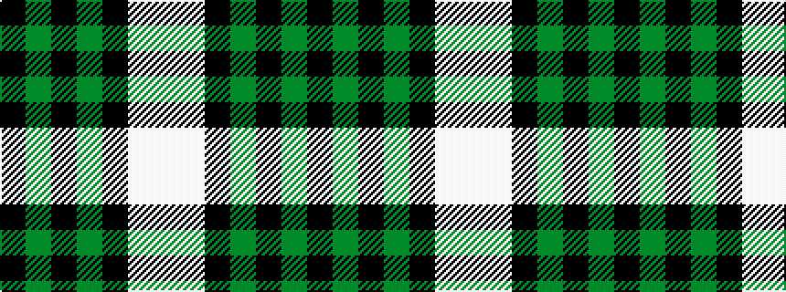 idealised woven sample of pattern KGKGKWW