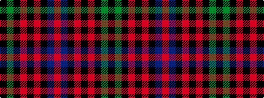 idealised woven sample of pattern KGKRKRKBR