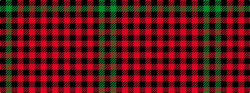 idealised woven sample of pattern KGKRKRKRKR