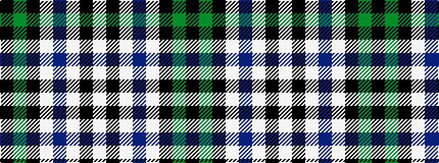 idealised woven sample of pattern KGKWBWKW