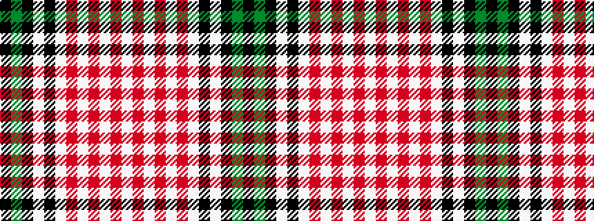 idealised woven sample of pattern KGKWKWRWRWRW